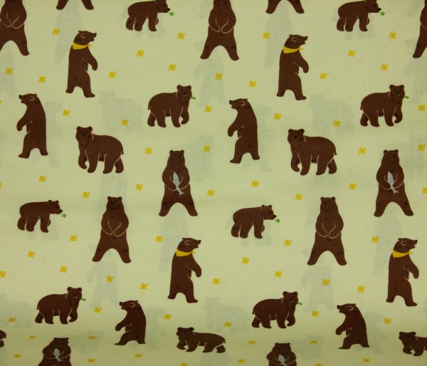 Laminated Cotton – Grizzly Bear