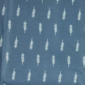 Laminated Cotton – Blue Feather
