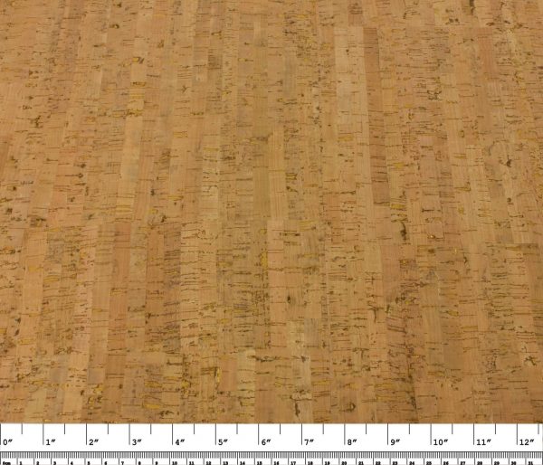 Natural with Gold – Cork Fabric 44cm x 75cm