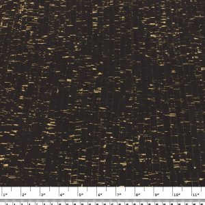 Black with Gold – Cork Fabric 35cm x 140cm