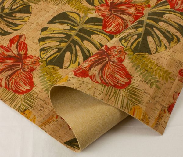 Hibiscus – Cork Fabric
