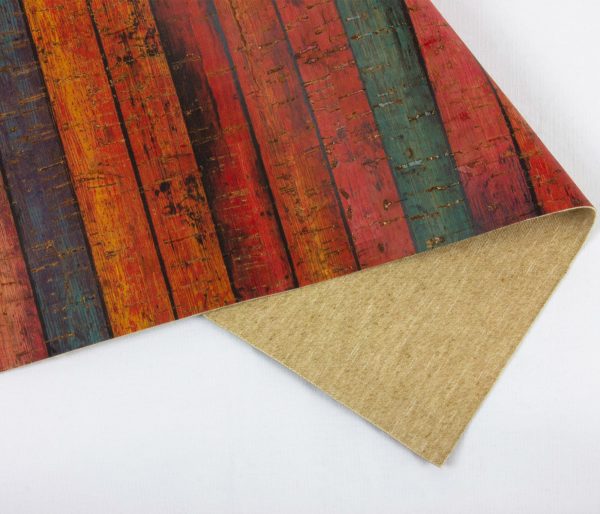 Rainbow Wood 2nds – Cork Fabric
