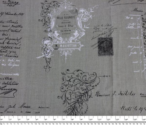 Manuscript Natural – French Fabric