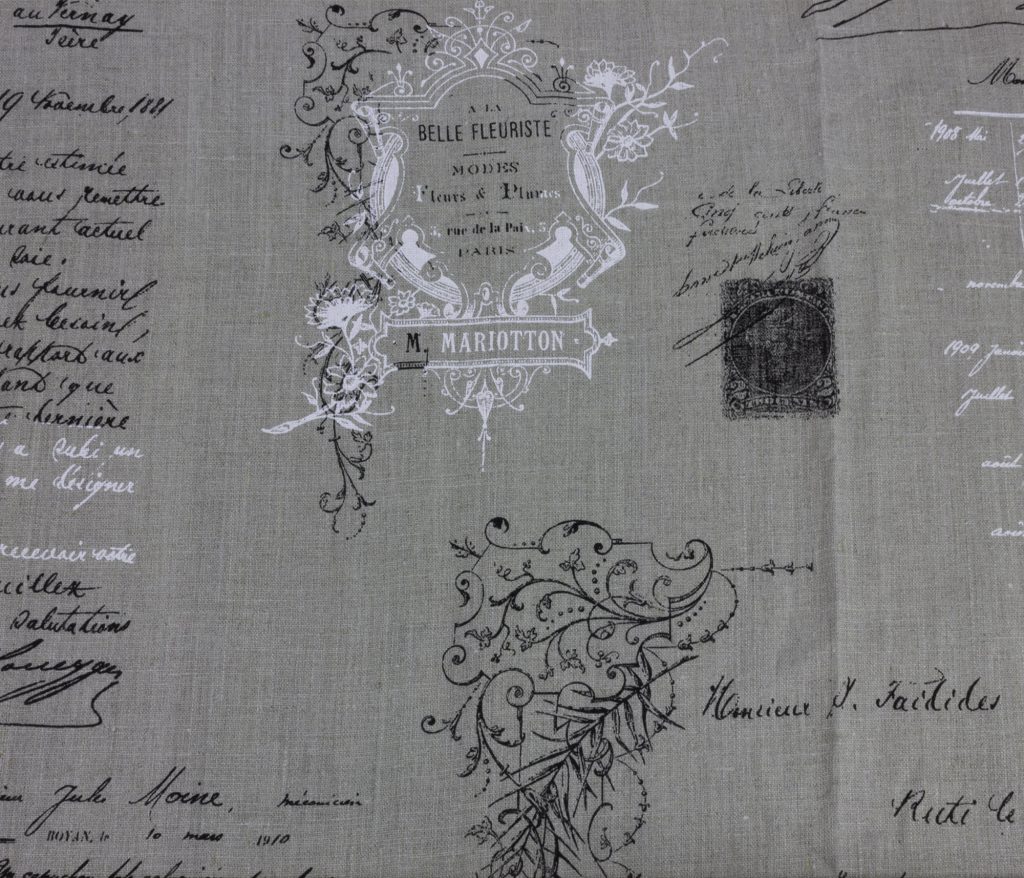 Manuscript Natural French Fabric Porcupine Crafts