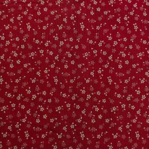 Japanese Prints – Geometric Floral – Red/Black