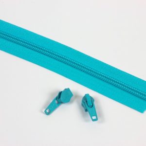 #5 YKK Zipper – Ocean Blue + 4 Pulls