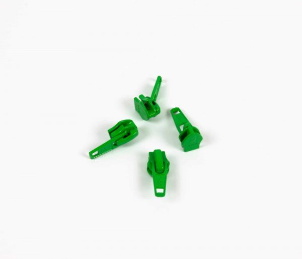 #5 YKK Zipper – Grass Green + 4 Pulls