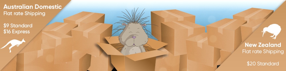 Flat rate shipping AU & NZ