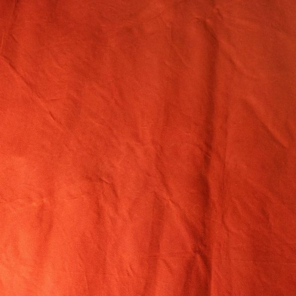 Medium-weight Waxed Cotton Canvas – Burnt Orange