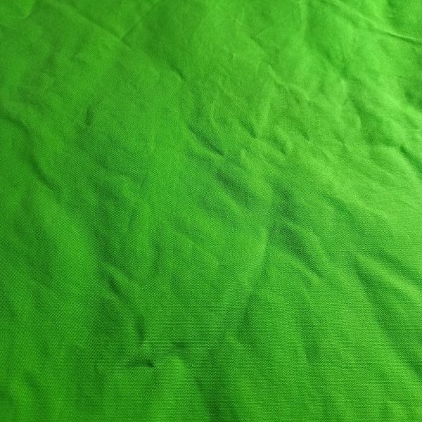 Medium-weight Waxed Cotton Canvas – Lime Green