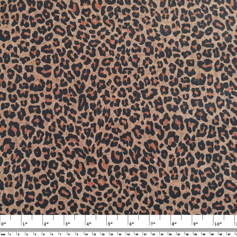 Leopard Print – Cork Fabric - Porcupine Crafts