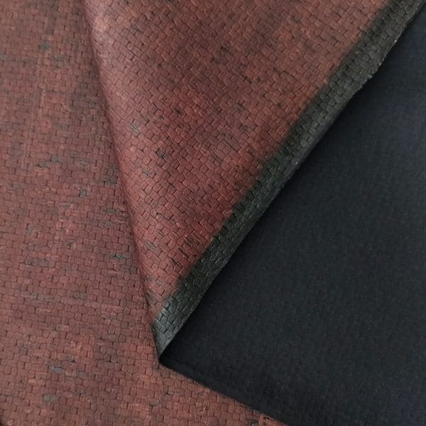 Basket weave Brown – Textured Cork Fabric