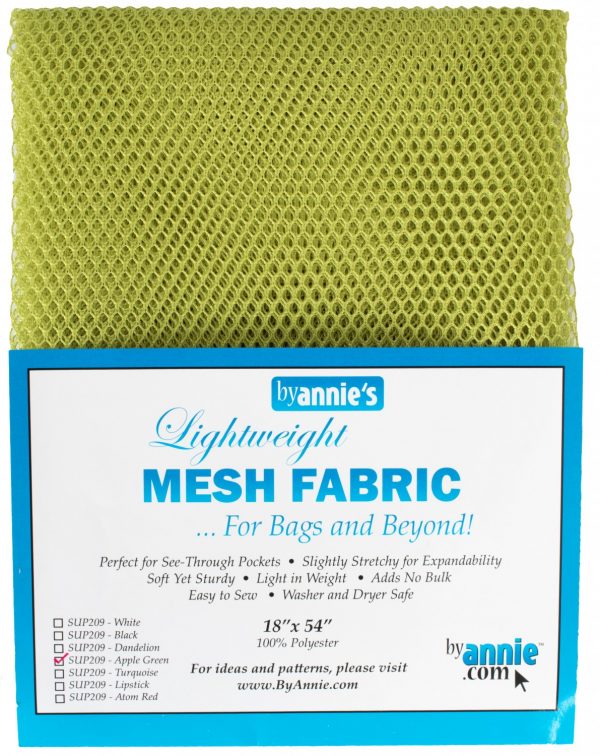 Lightweight Mesh Fabric Apple Green 18″x54″