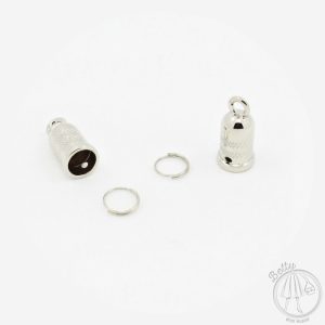 Tassel Caps – Silver – 10 Pack