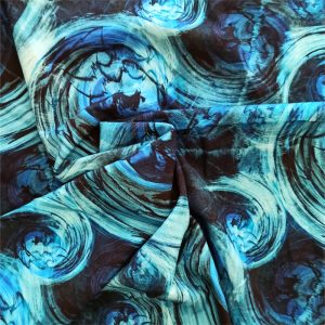 Blue Tempest - Lightweight Organic Cotton Canvas