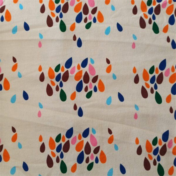 Raindrop Confetti – Lightweight Organic Cotton Canvas
