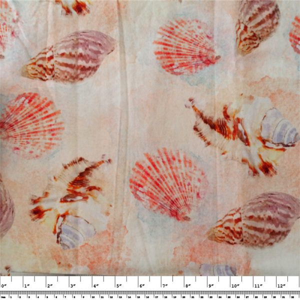 Seashells – Lightweight Organic Cotton Canvas