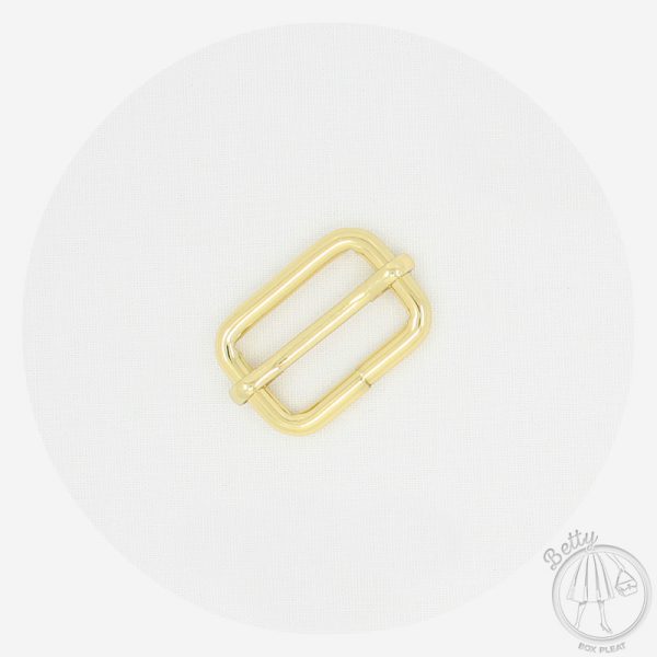 25mm (1in) Slide – Gold – 2 Pack