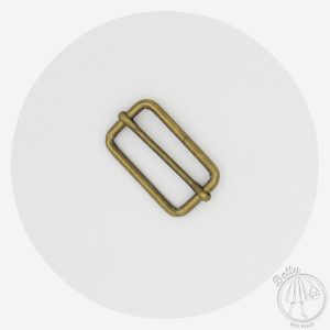 38mm (1 1/2in) Wire Slide – Antique Brass – 10 Pack