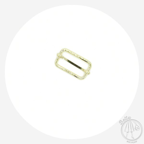 38mm (1 1/2in) Wire Slide – Gold – 2 Pack