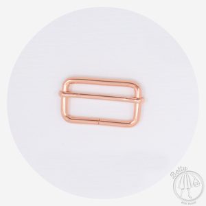 38mm (1 1/2in) Wire Slide – Rose Gold – 10 Pack