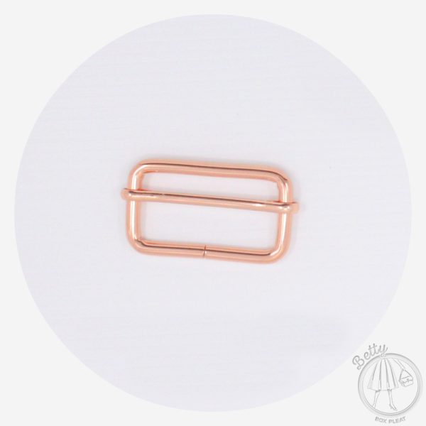 38mm (1 1/2in) Wire Slide – Rose Gold – 10 Pack