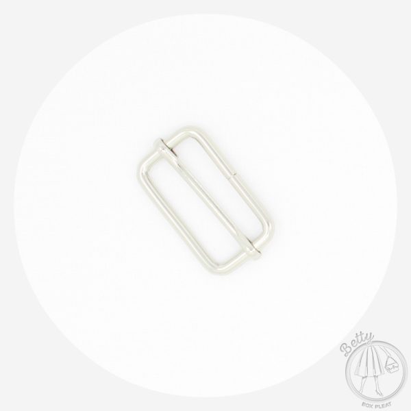 38mm (1 1/2in) Wire Slide – Silver – 2 Pack