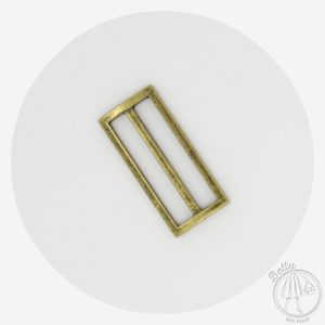 50mm (2in) Alloy Slide – Antique Brass – 2 Pack