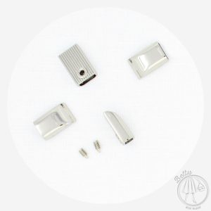 Zip Ends – Silver – 5 Pack