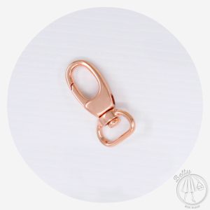 12mm (1/2in) Swivel Hook – Rose Gold – 2 Pack