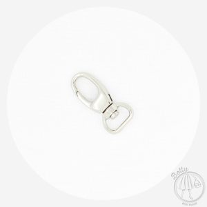 12mm (1/2in) Swivel Hook – Silver – 10 Pack