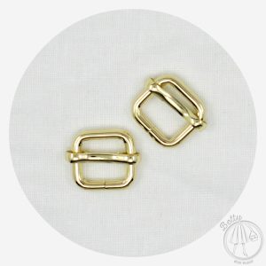 12mm (1/2in) Slide – Gold – 10 Pack
