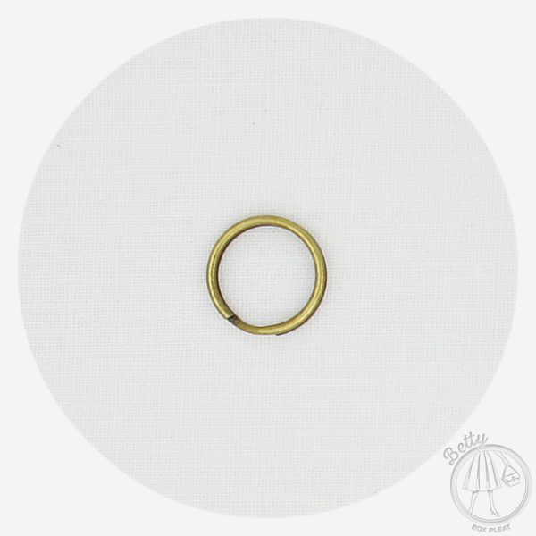 13mm Split Ring – Antique Brass – 100 Pack