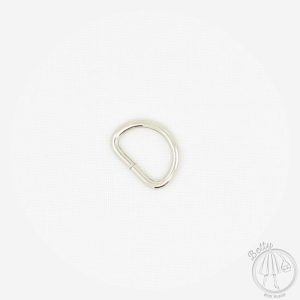 16mm (5/8in) D Ring – Silver – 2 Pack