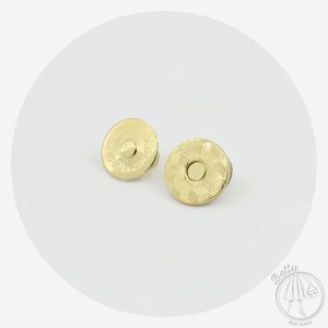 18mm Magnetic Snap – Gold – 1 Pack