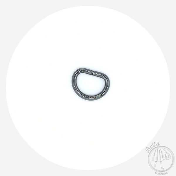 20mm (3/4in) D Ring – Gunmetal – 10 Pack
