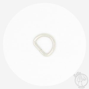 20mm (3/4in) D Ring – Silver – 2 Pack