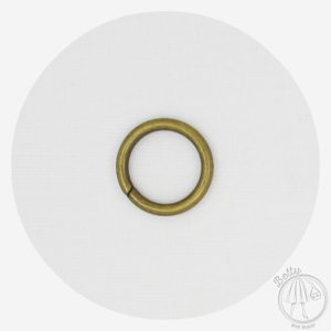 20mm (3/4in) O Ring – Antique Brass – 10 Pack