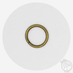25mm (1in) O Ring – Antique Brass – 10 Pack