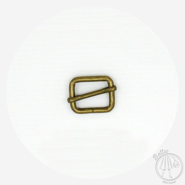 20mm (3/4in) Slide – Antique Brass – 2 Pack