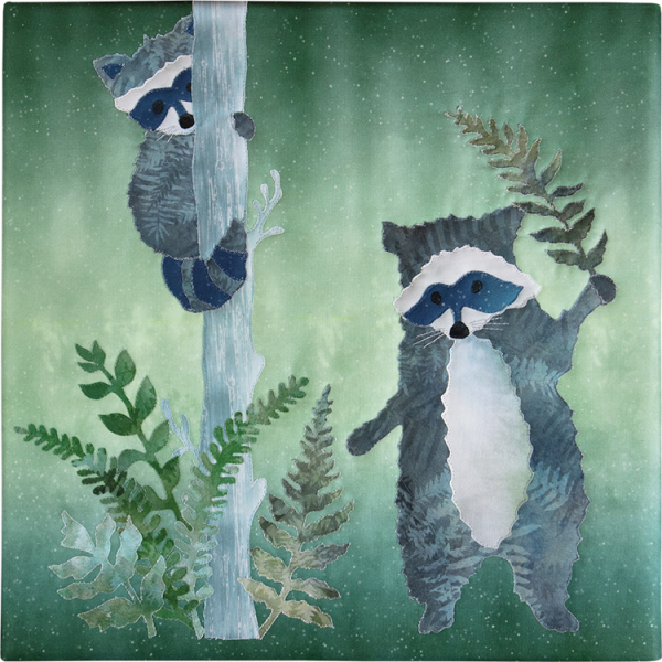 Woodland Hollow – Raccoon Applique Pattern by McKenna Ryan