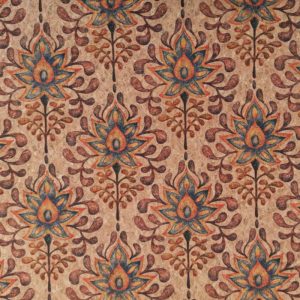 Colourful Damask – Cork Fabric