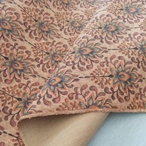 Colourful Damask – Cork Fabric