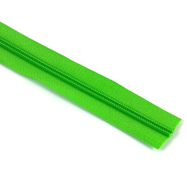 #5 YKK Zipper – Lime Green + 4 Pulls