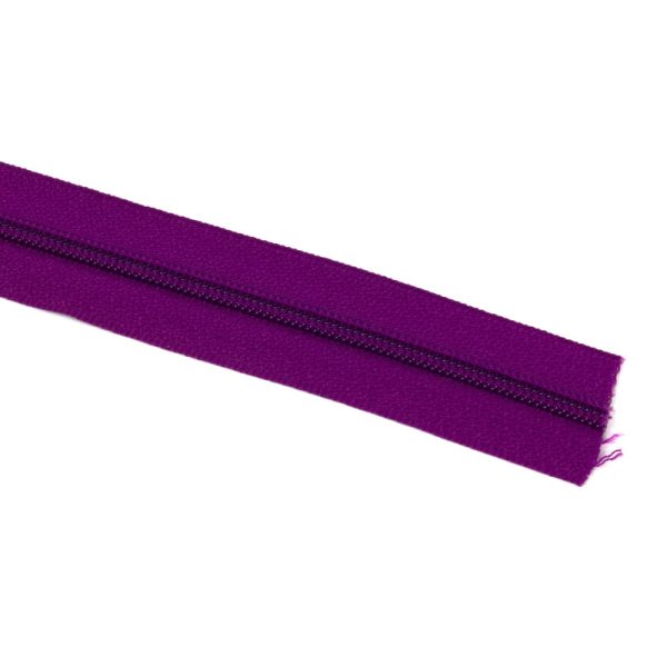 #5 YKK Zipper – Purple + 4 Pulls