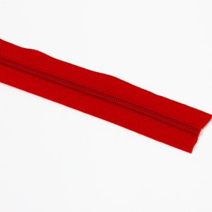 #5 YKK Zipper – Red + 4 Pulls