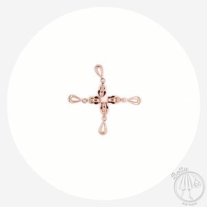 #5 Metal Look Zipper – Rose Gold + 4 Pulls