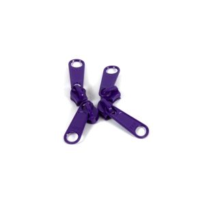 #5 YKK Zipper – Violet + 4 Pulls