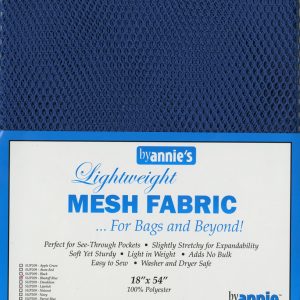 Lightweight Mesh Fabric Blastoff Blue 18″x54″