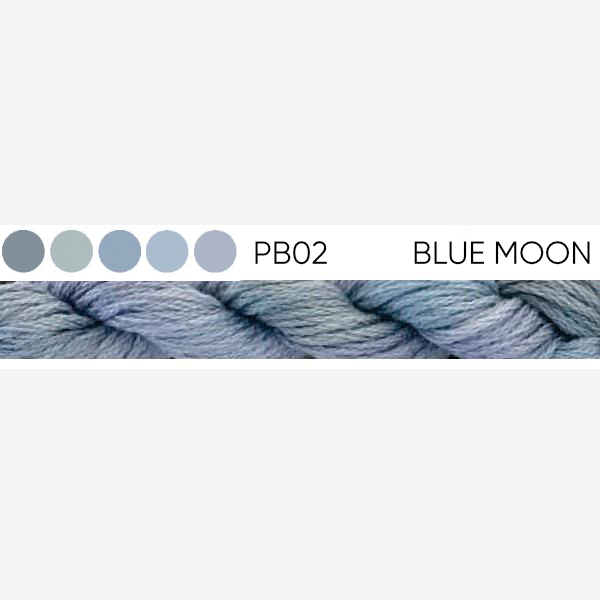 PB02 Blue Moon – 6 Stranded Cotton